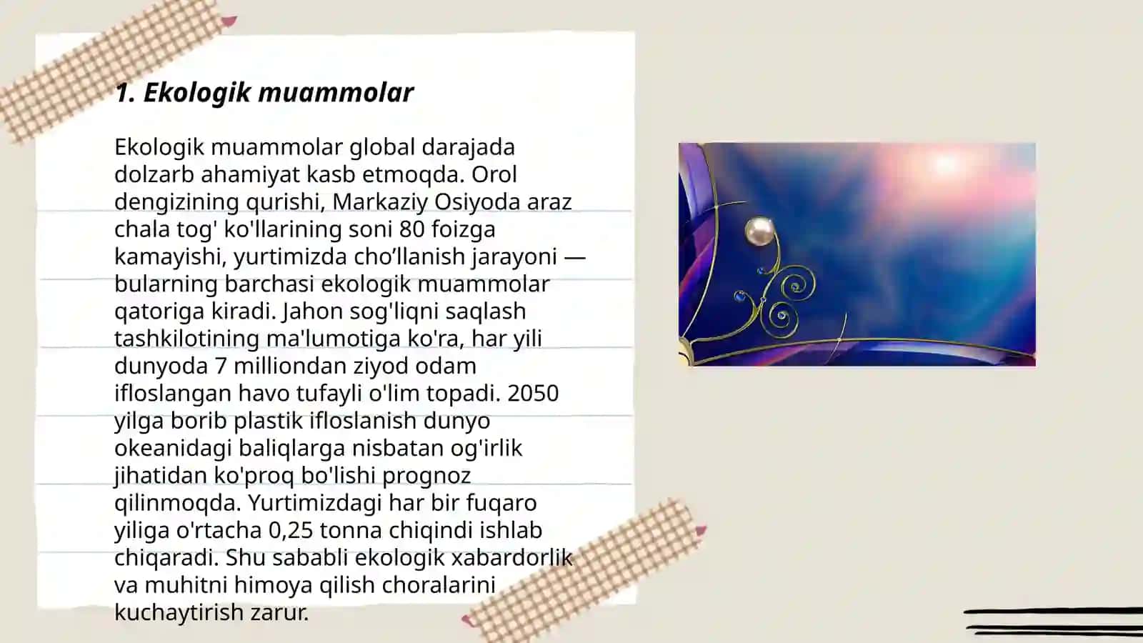 Ekologik muammolar 3