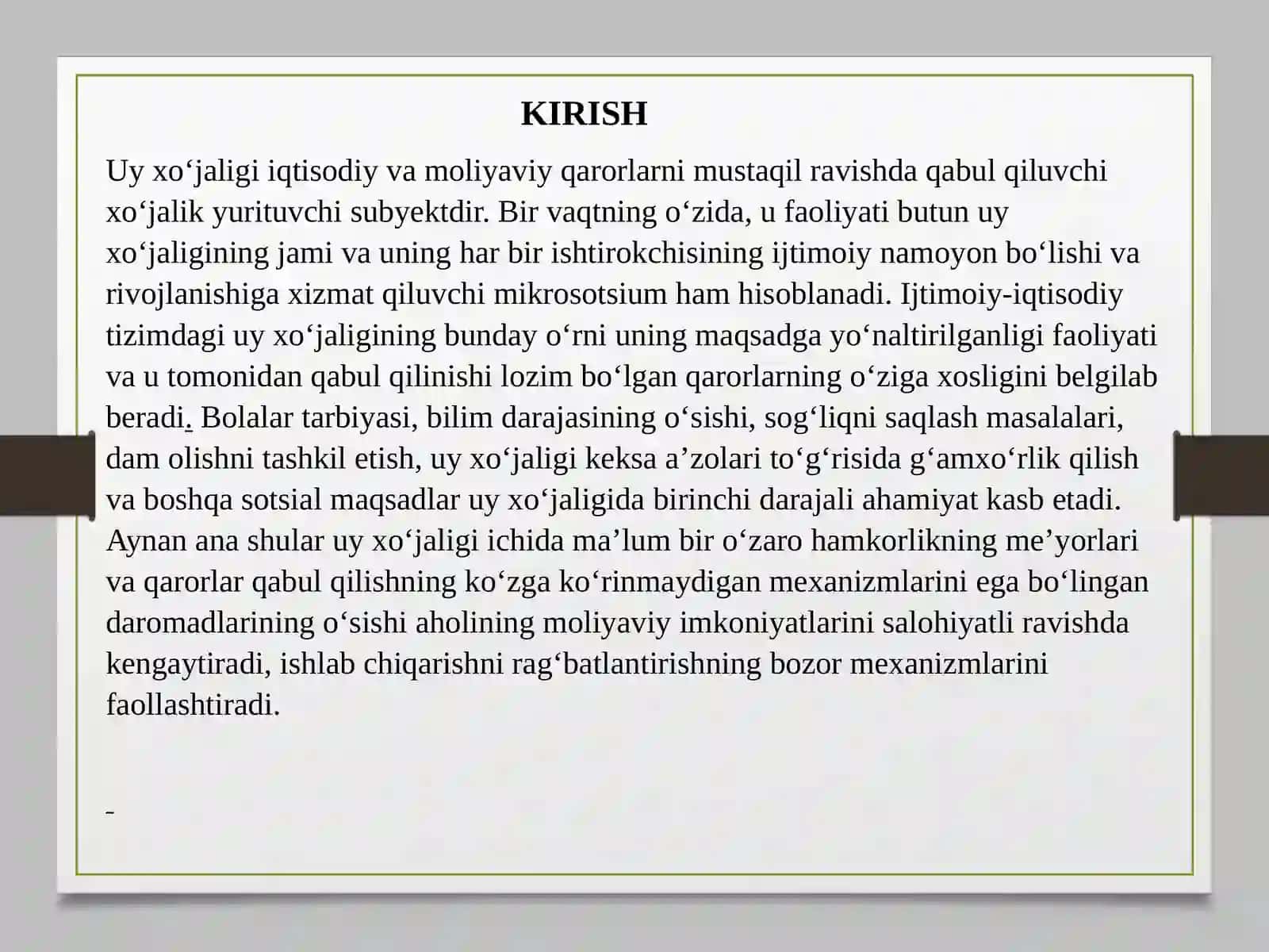 Moliyaviy qarorlar 3