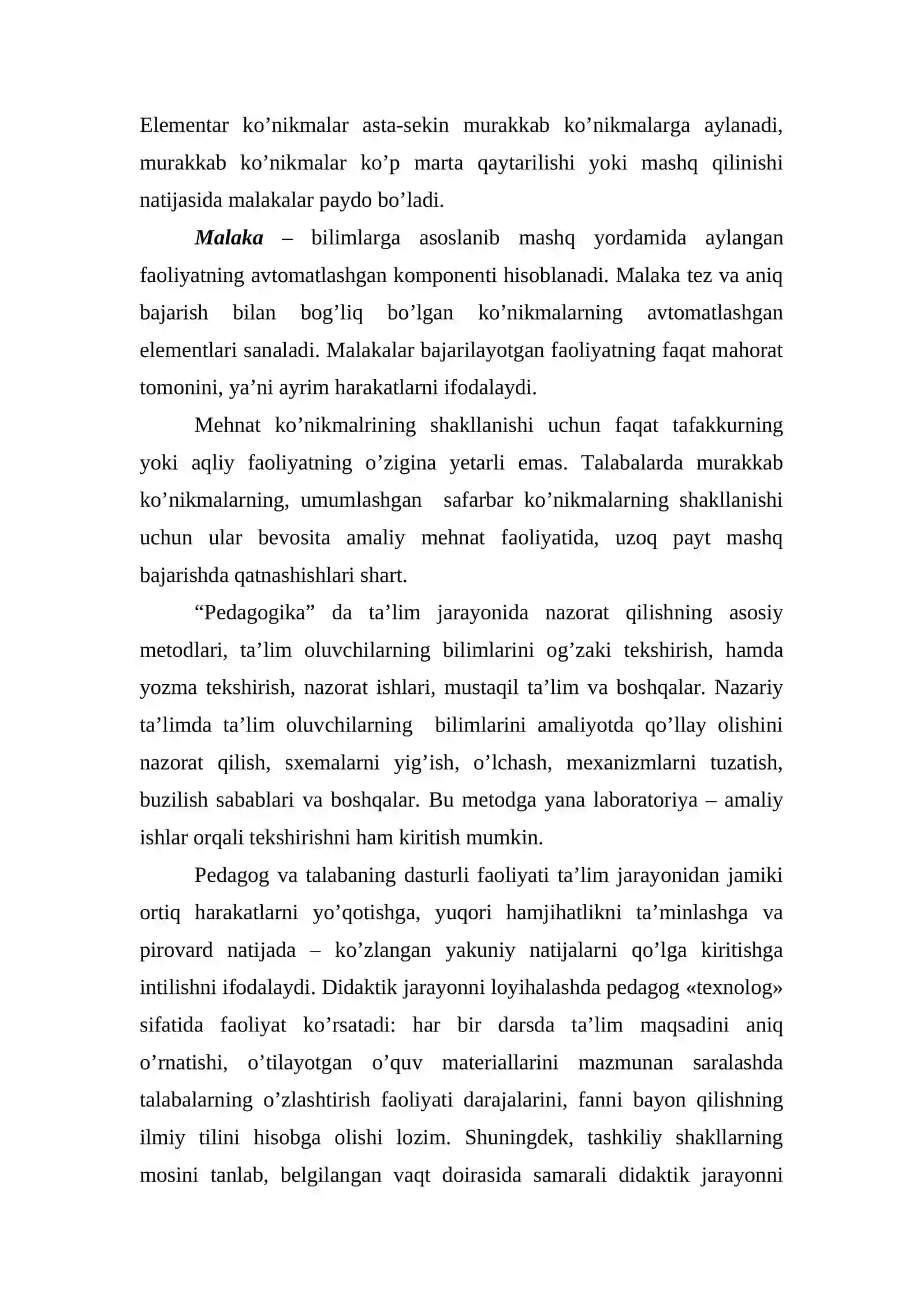 Zamonaviy o`quv jarayonida pedagogik nazorat 3