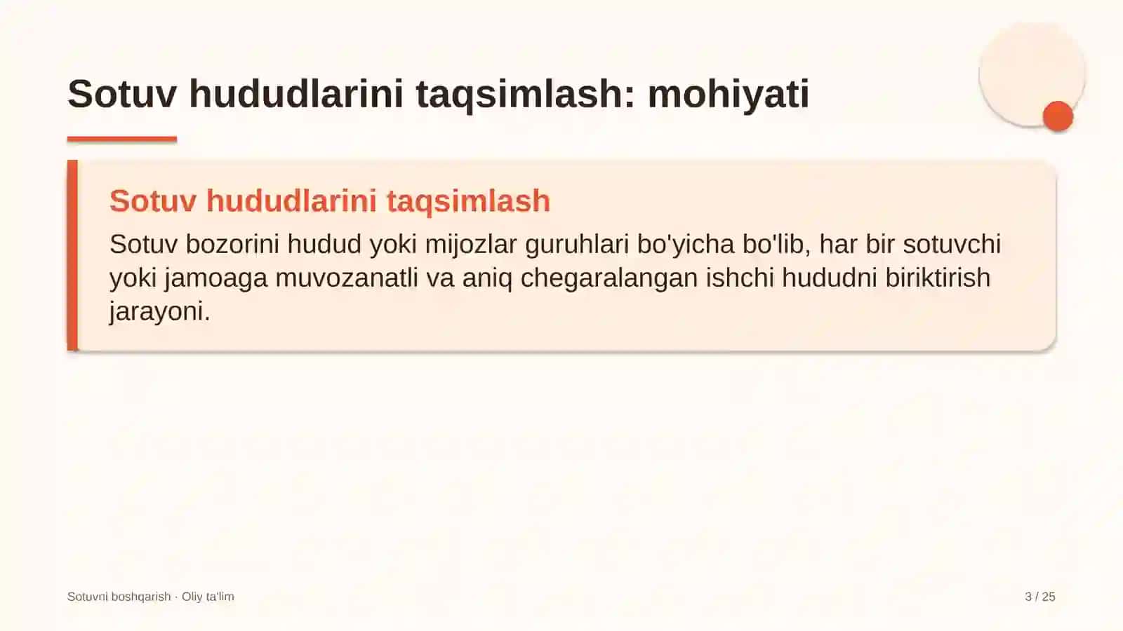 Davlat universitetlarida sotuv hududlarini taqsimlash 3