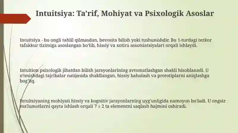 Sezgi haqida tushuncha 3
