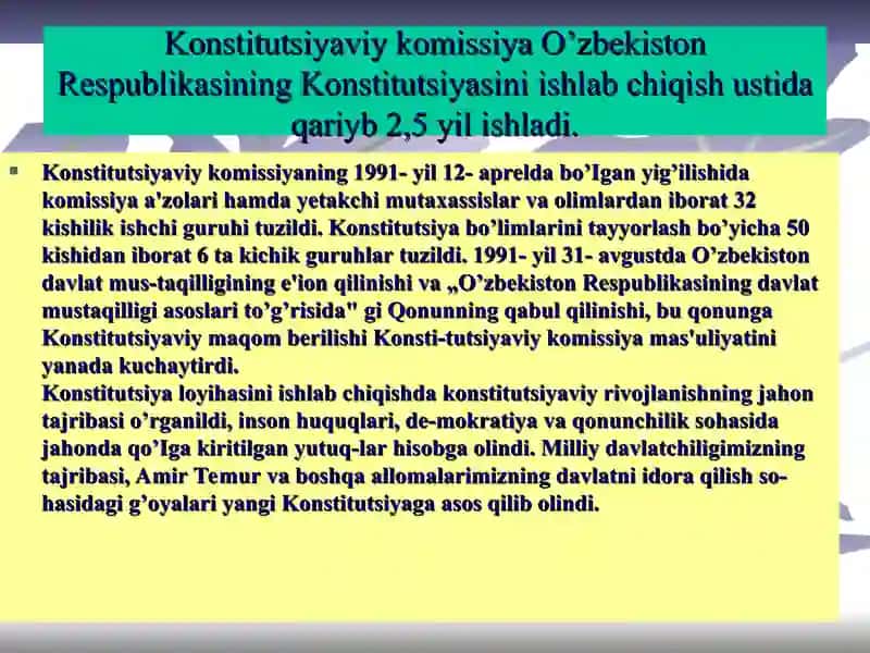 O’zbekiston Respublikasi Konstitutsiyasi 3