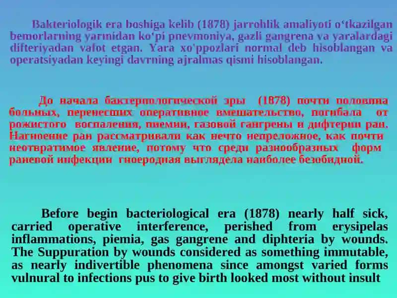 Antisepsis and asepsis 3