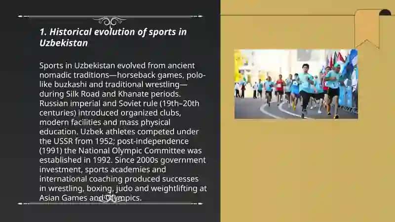The development of sports in Uzbekistan 3