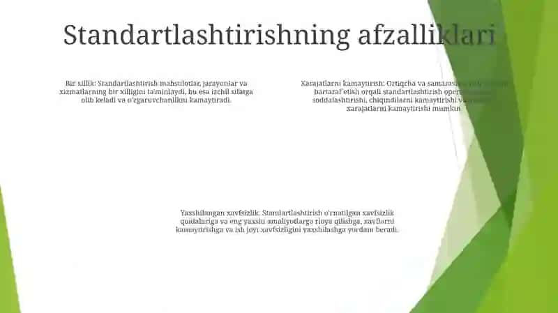 Standartlashtirish Davlat Tizimi 3