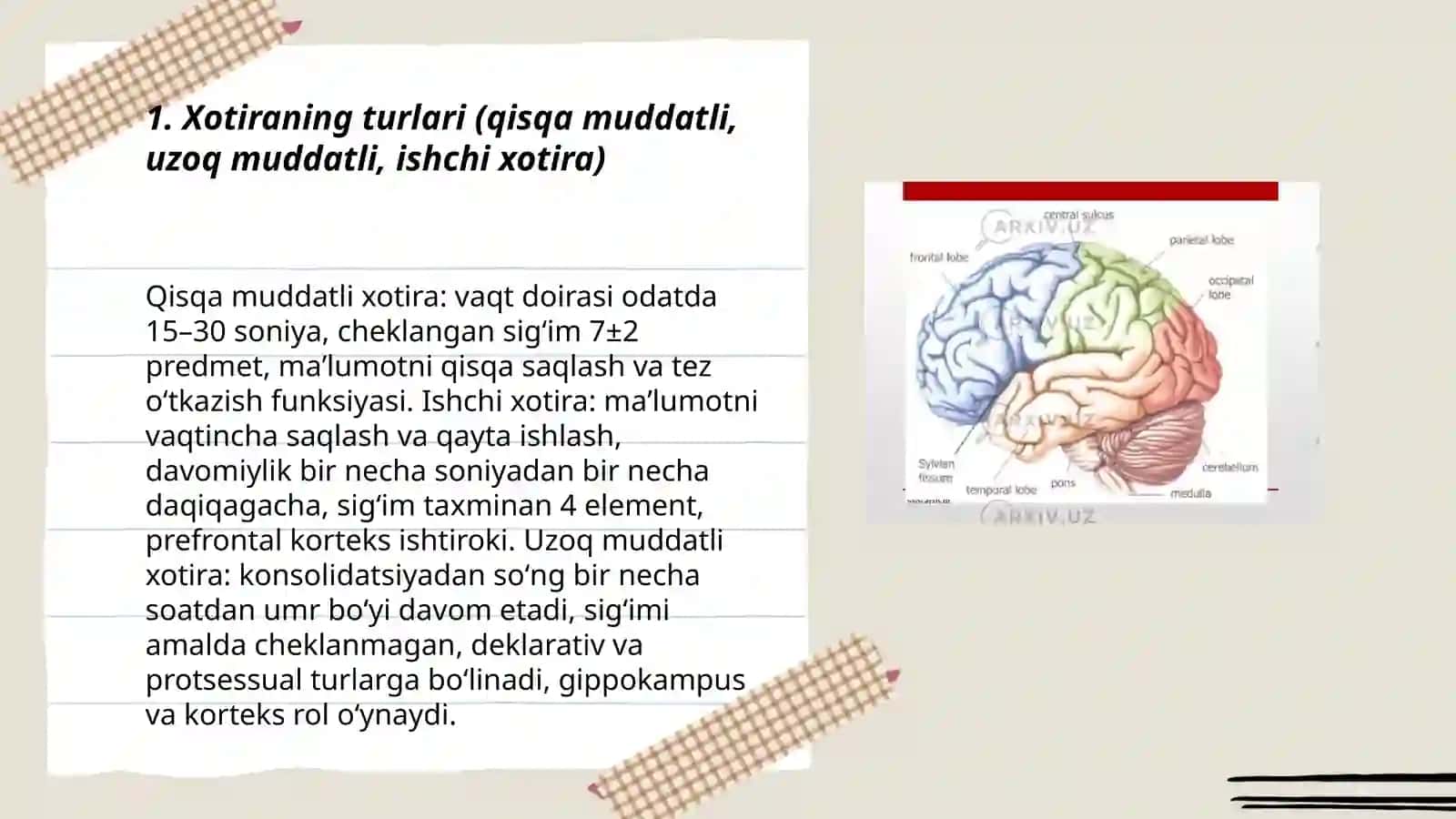 Xotira haqida 3