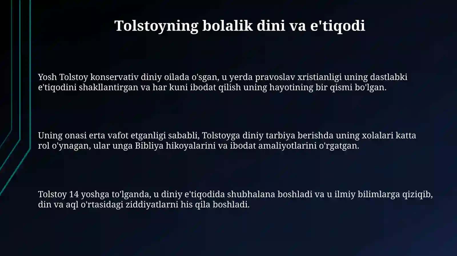 Tolstoyning "Iqrornoma" asari 3