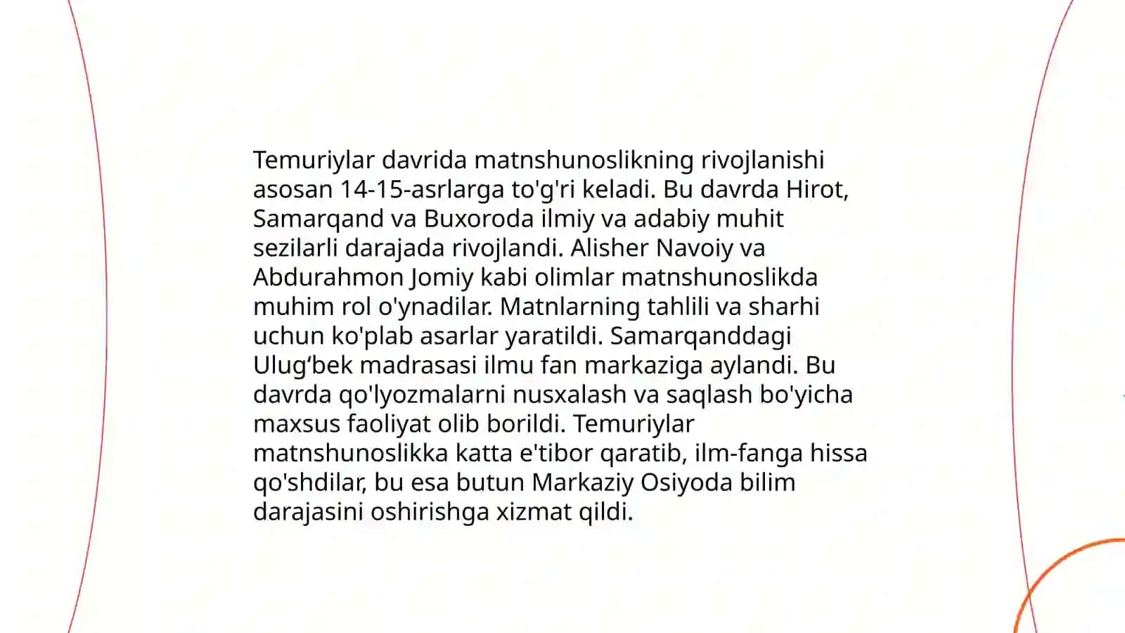 Temuriylar davri matnshunisligi 3