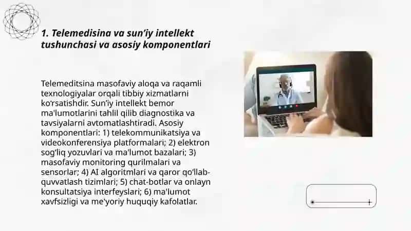 Telemedisina va sun’iy intellekt imkoniyatlari 3