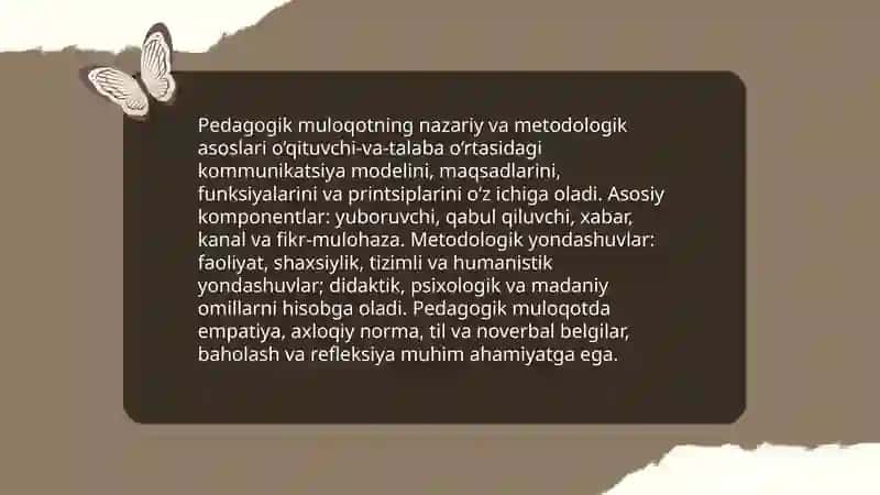 Pedagogik faoliyatda muloqot 3