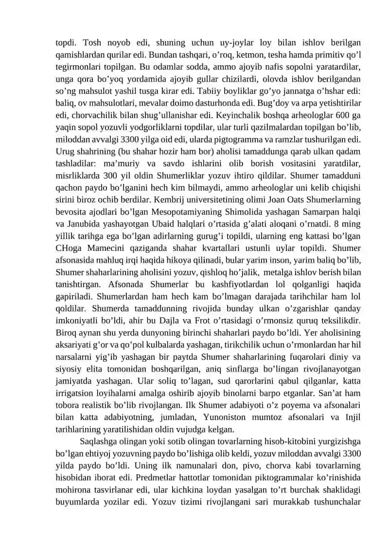 QADIMGI MESOPOTAMIYA VA MISR SIVILIZATSIYASI 3