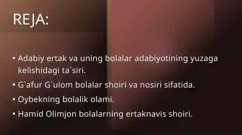 Bolalar Adabiyoti 3
