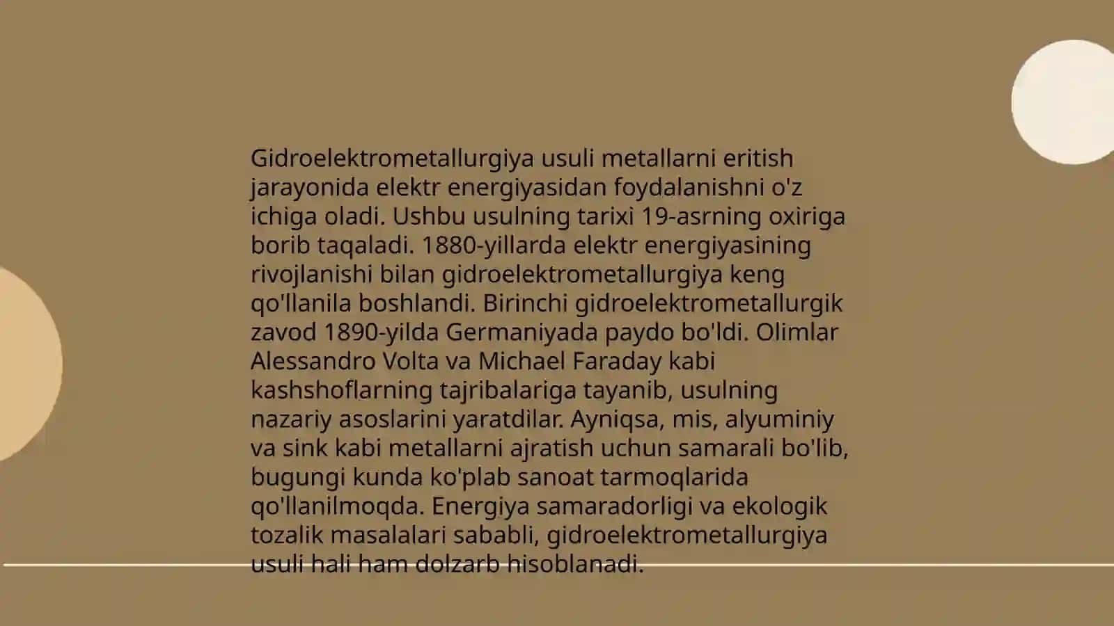 Gidroelektrometallurgiya usuli bilan metallarni ajratish 3