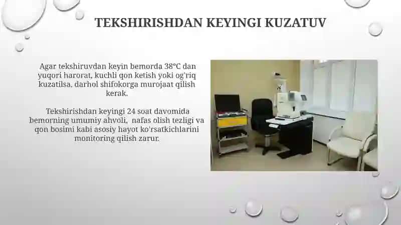 Tibbiy asbob uskunalar bilan tekshirish kòrsatma va mone'liklar 3