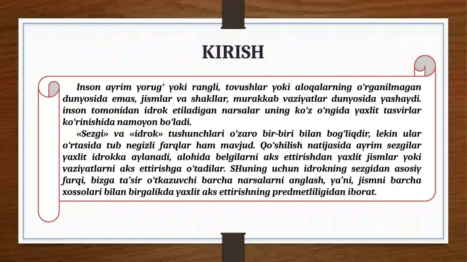 IDROK HAQIDA TUSHUNCHA VA UNING XUSUSIYATLARI 3