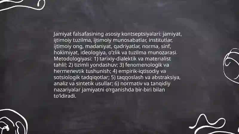 Jamiyat falsafasi. Tarix falsafasi, sivilizatsiya va madaniyat 3