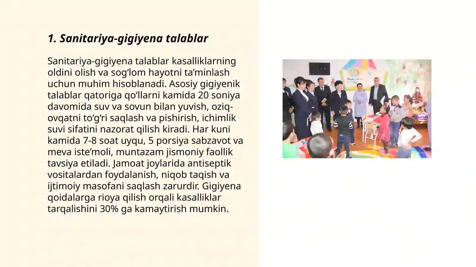 Sanitariya-gigiyena talablar 3