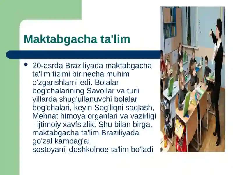 Braziliyada ta'lim tizimi 3