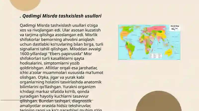 Qadimgi Misrda tashxislash usullari 3