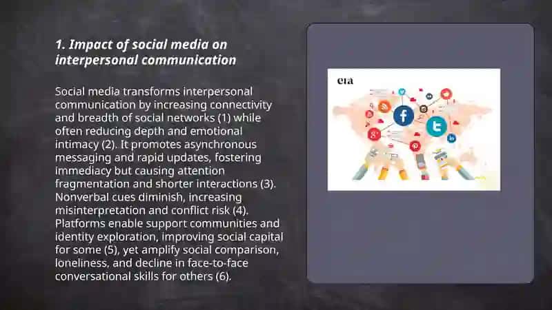 Social media and communication 3