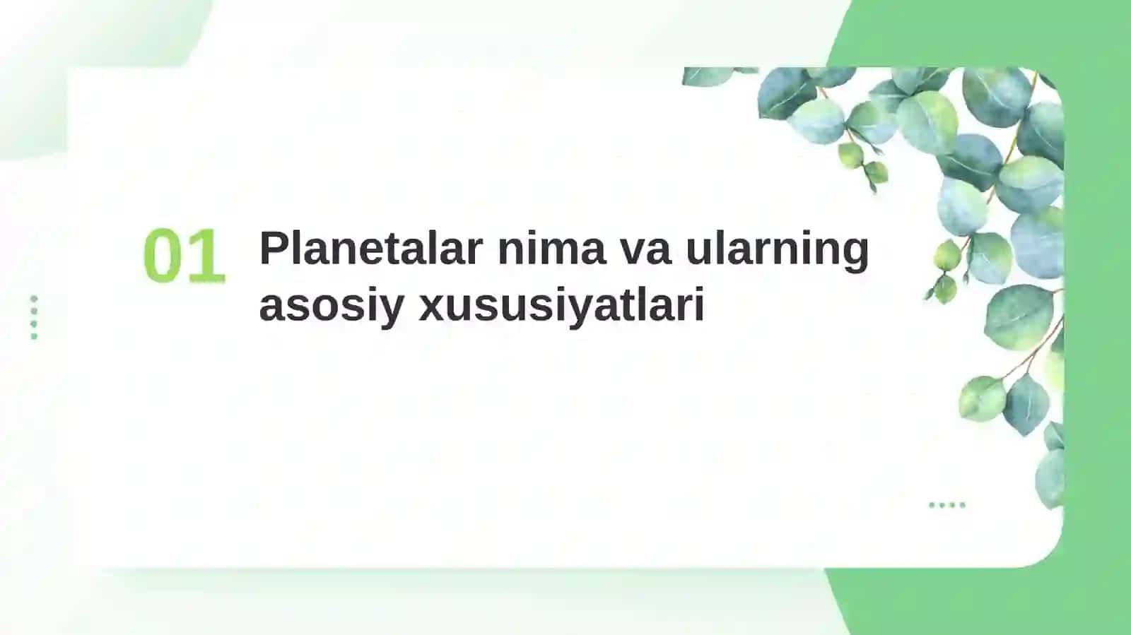 Planetalar harakati 3