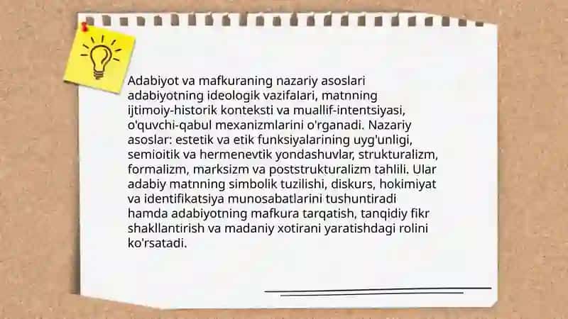 Adabiyot va Mafkura 3
