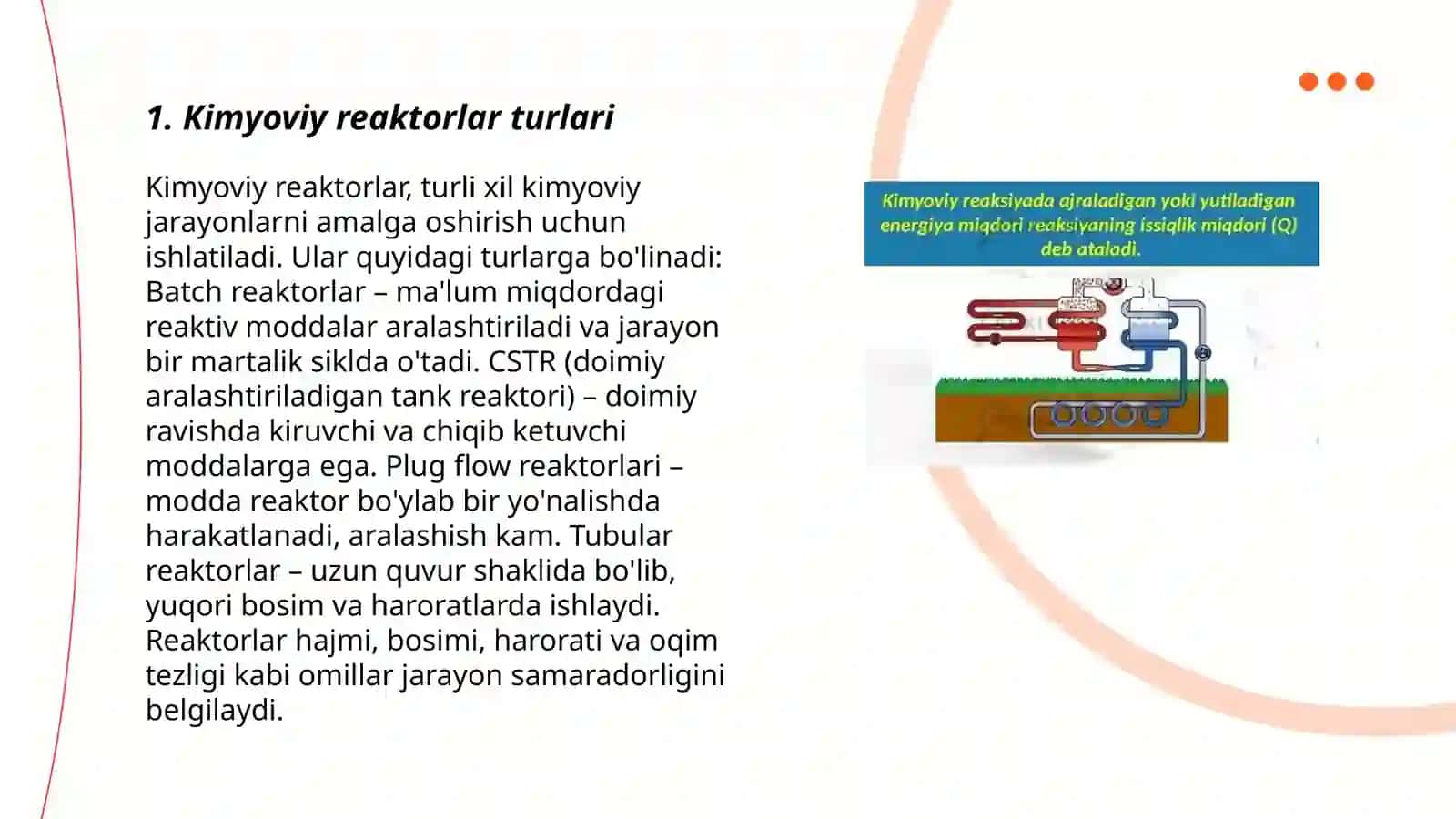 Kimyoviy reaktorlar dizaynini optimallashtirish 3