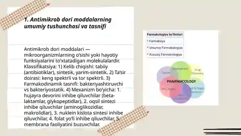Anti mikrob dori moddalari farmakologiasi 3
