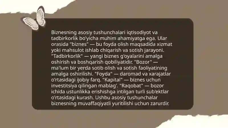 Biznesga kirish 3
