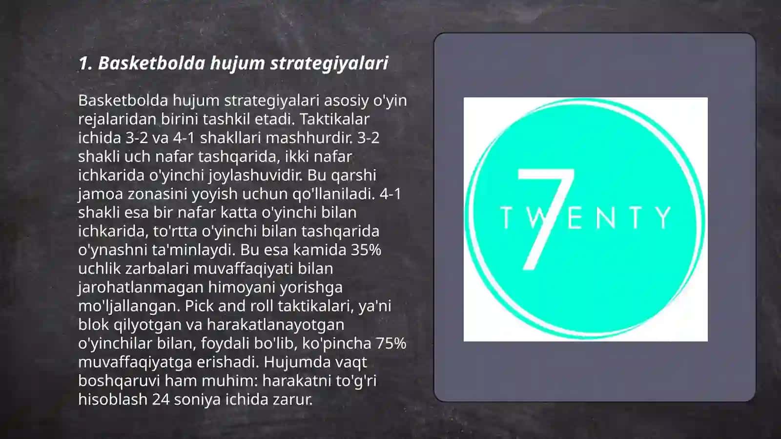 Basketbolda hujum strategiyalari 3