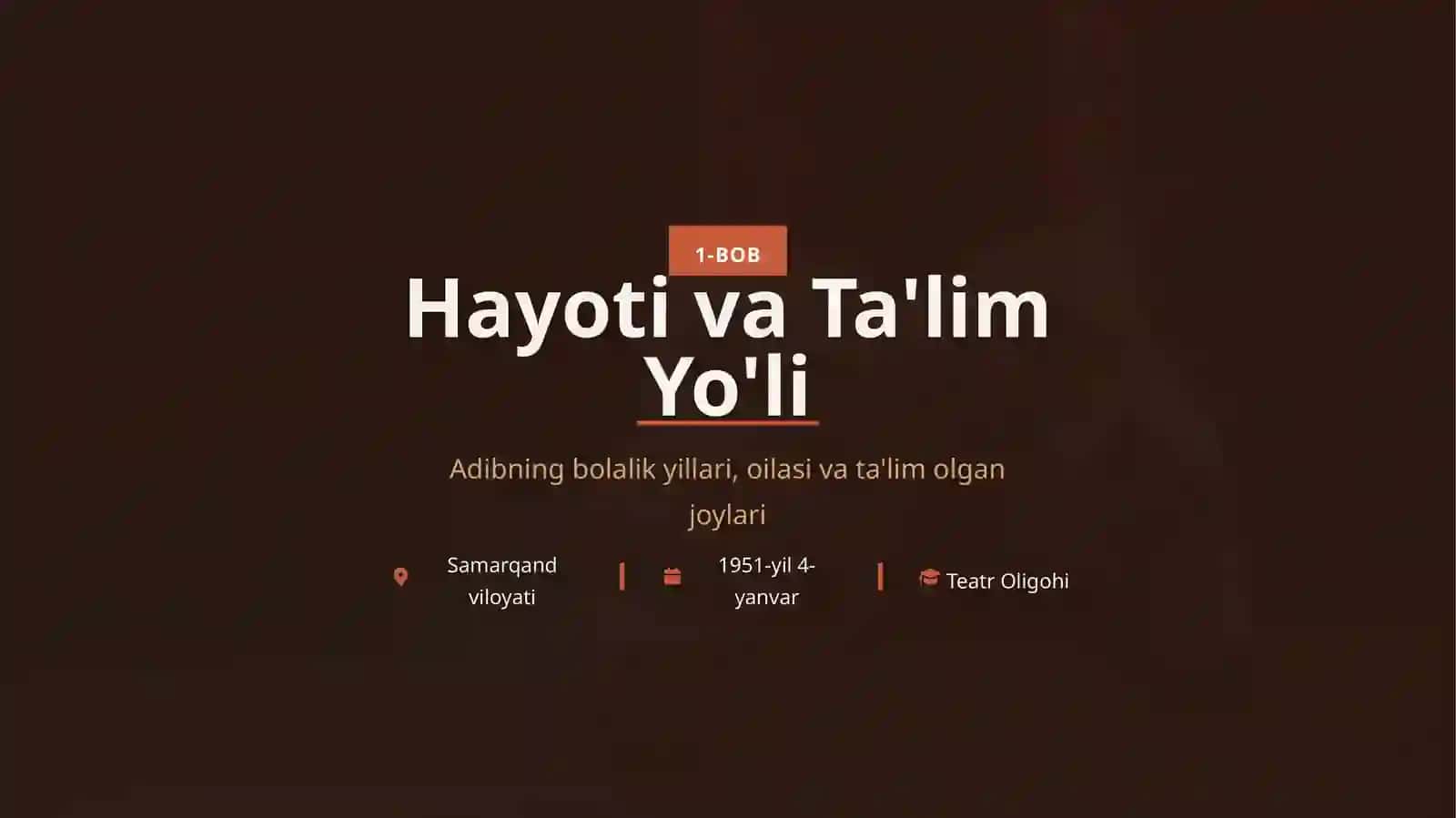Sharof Boshbekov  hayoti va Ijodi 3