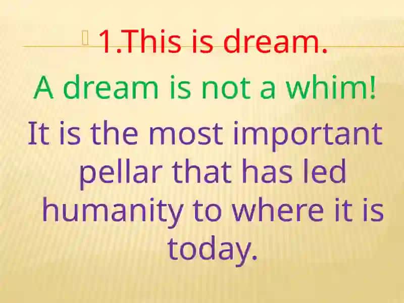 about dreams 3