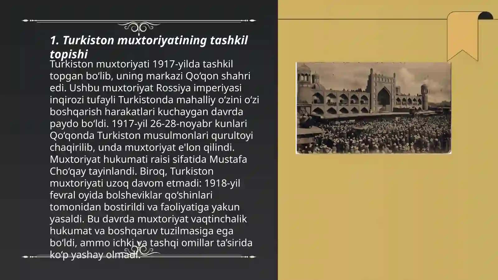 Turkiston muxtoriyati va jadidlar 3