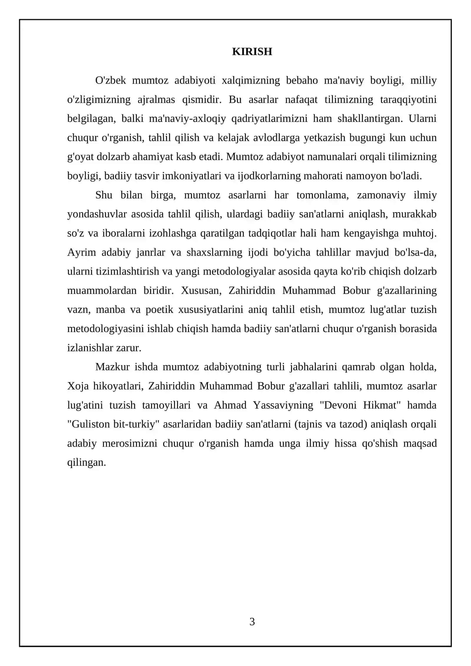 Filologiya va tillarni oʻqitish: oʻzbek tili 3