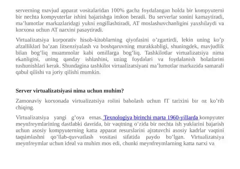 Serverlarni Virtuallashtirish 3