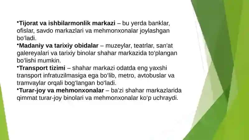 Shaharning rejaviy tuzilishi 3