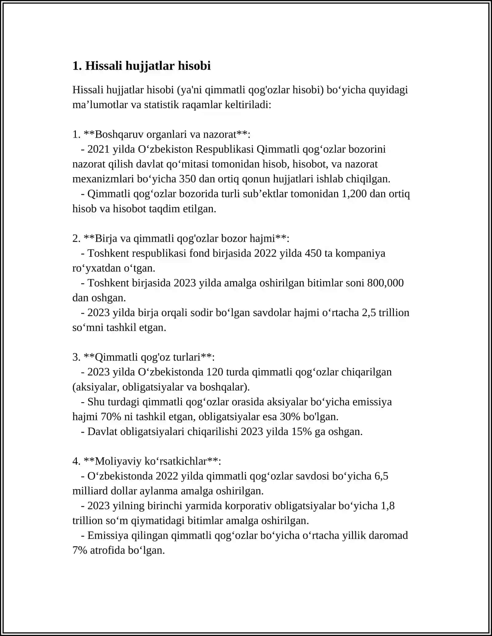 HISSALI VA BOSHQA MOLIYAVIY INSTRUMENTLAR HISOBI 3