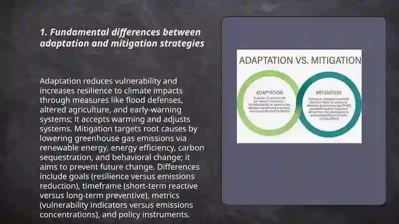 Climate Change: Adaptation vs. Mitigation Strategies 3