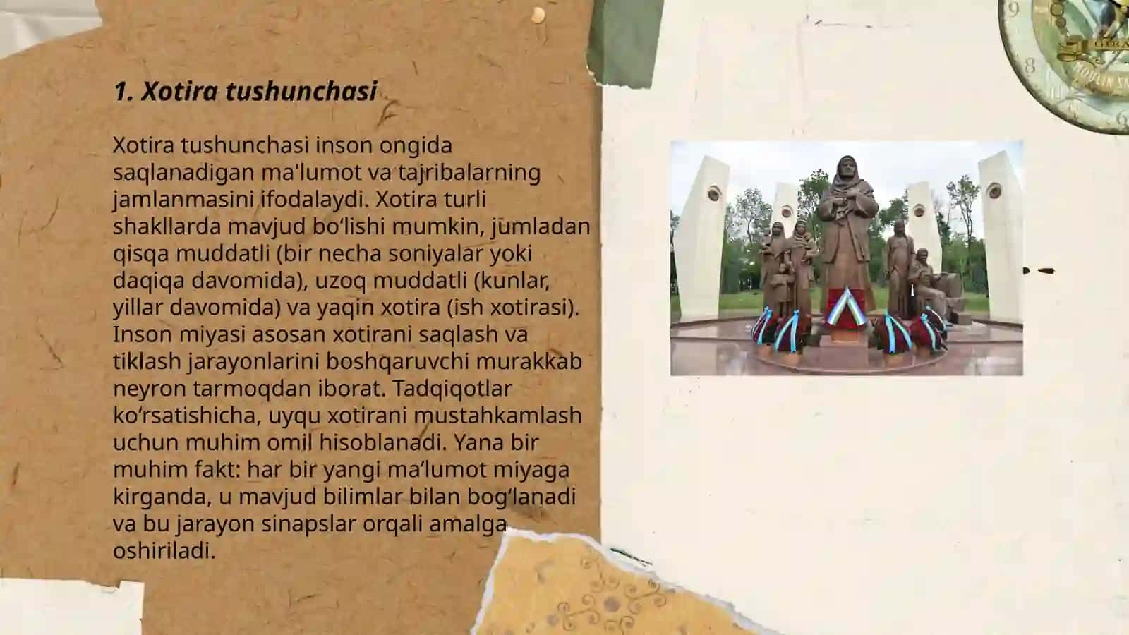 Xotira va uning turlari 3