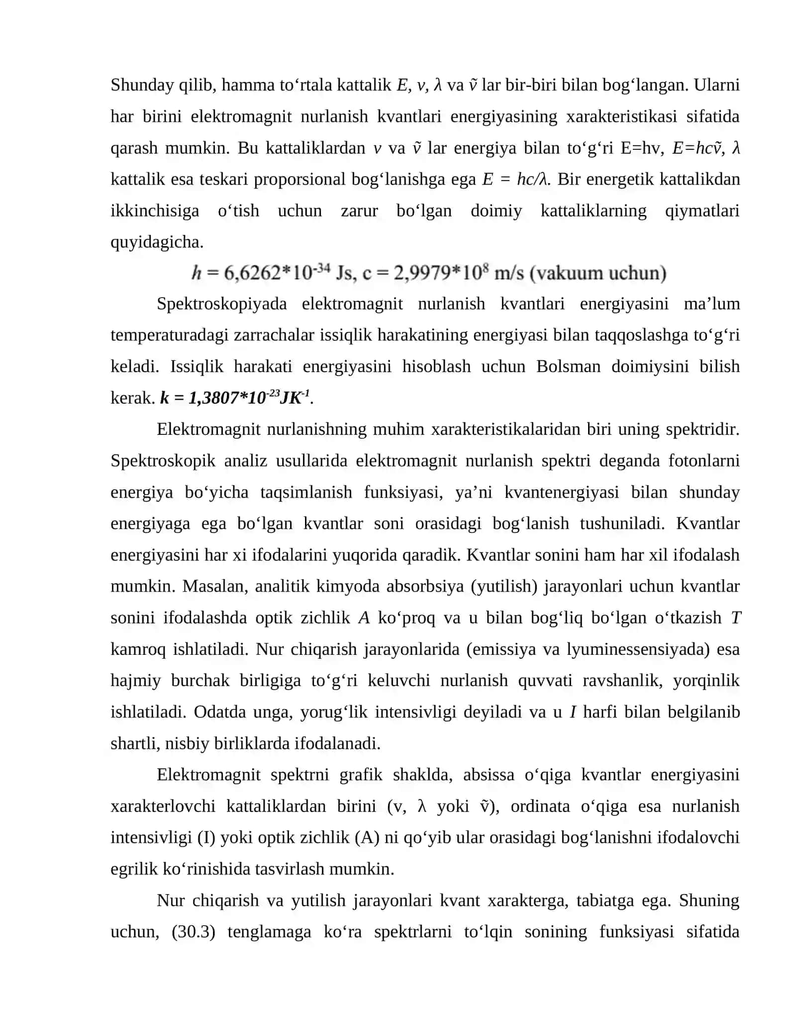 Spektroskopiyaga kirish (Introduction to Spectroscopy) 3