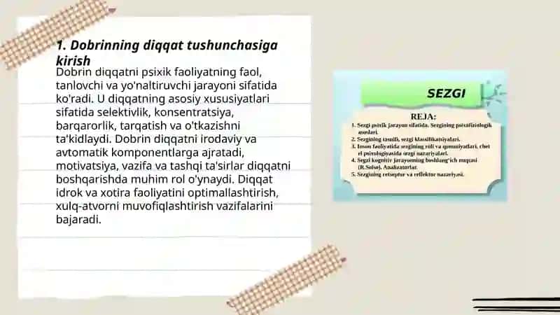 Diqqatning Sezgisi 3
