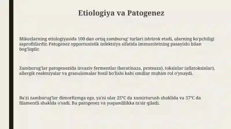 Zamburug’lik asalliklarining o’ziga xos xususiyatlari 3