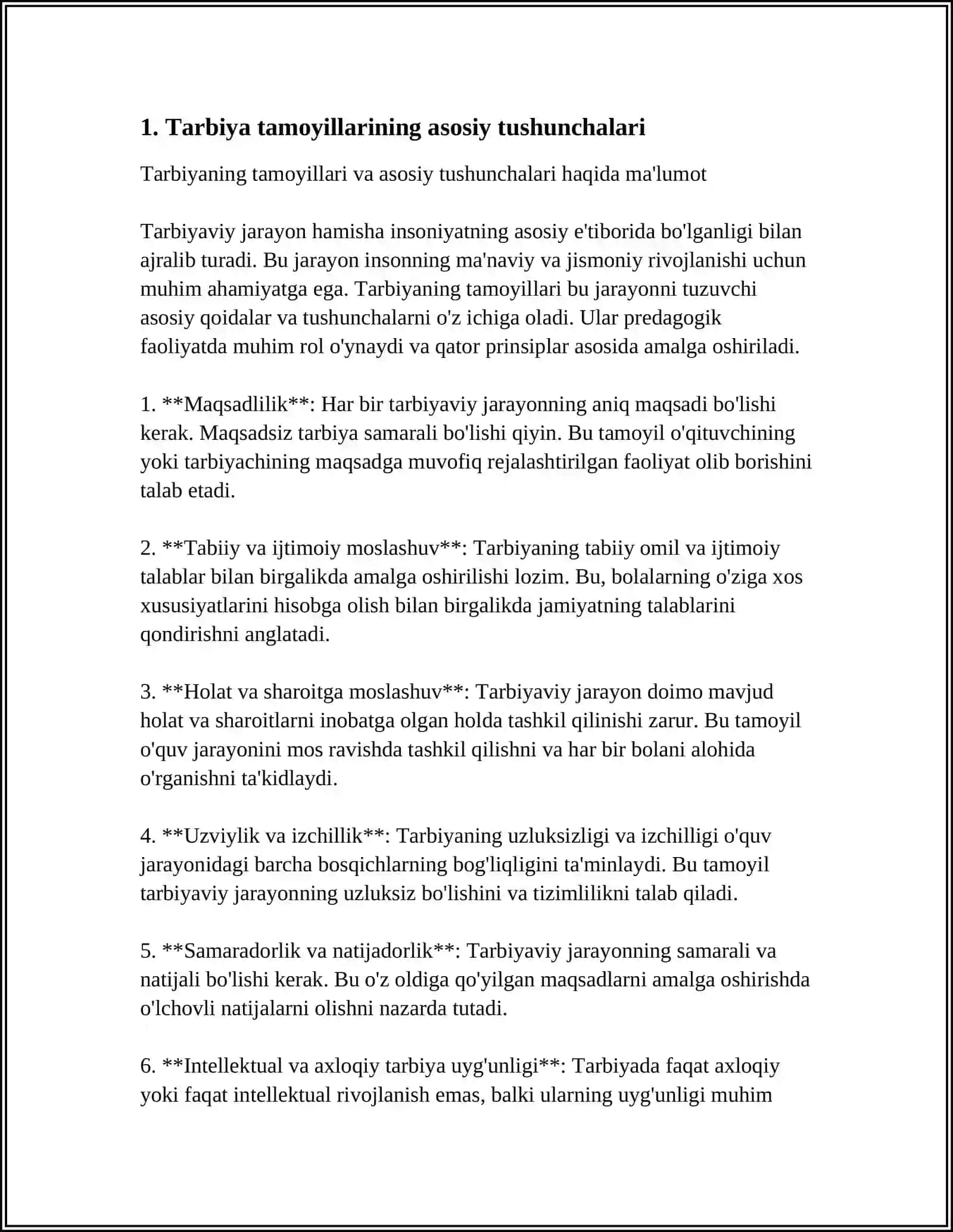 TARBIYA TAMOYILLARI 3