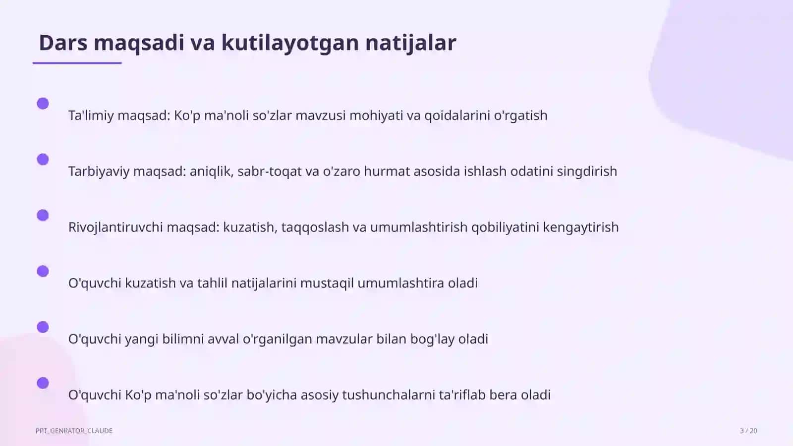 Ko'p ma'noli so'zlar (5-sinf) 3