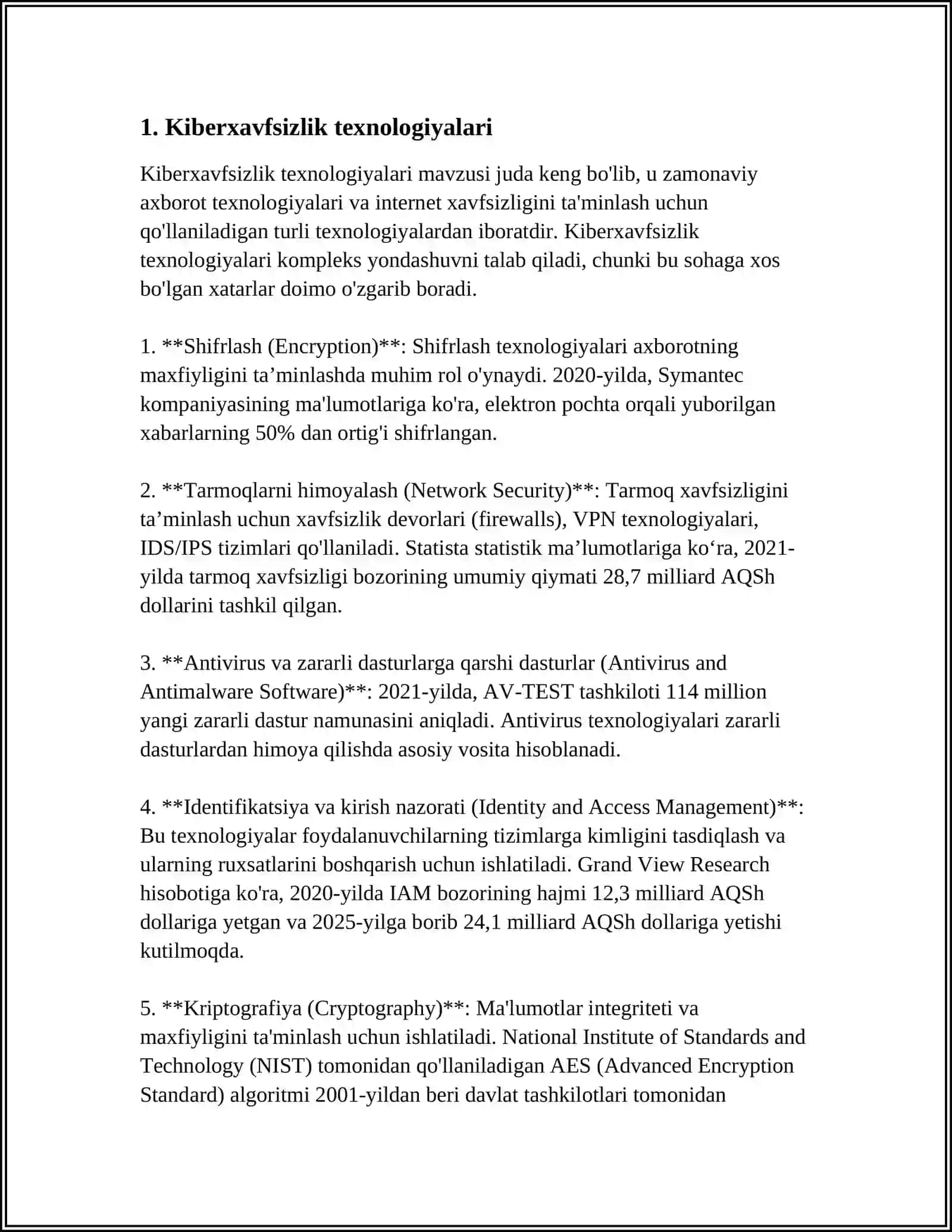 Kiberxavfsizlik texnologiyalari 3