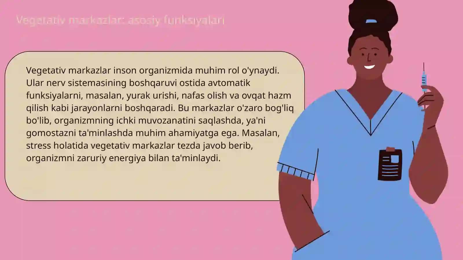 Vegetativ oliy markazlar vaularning funksional ahamiyati 3