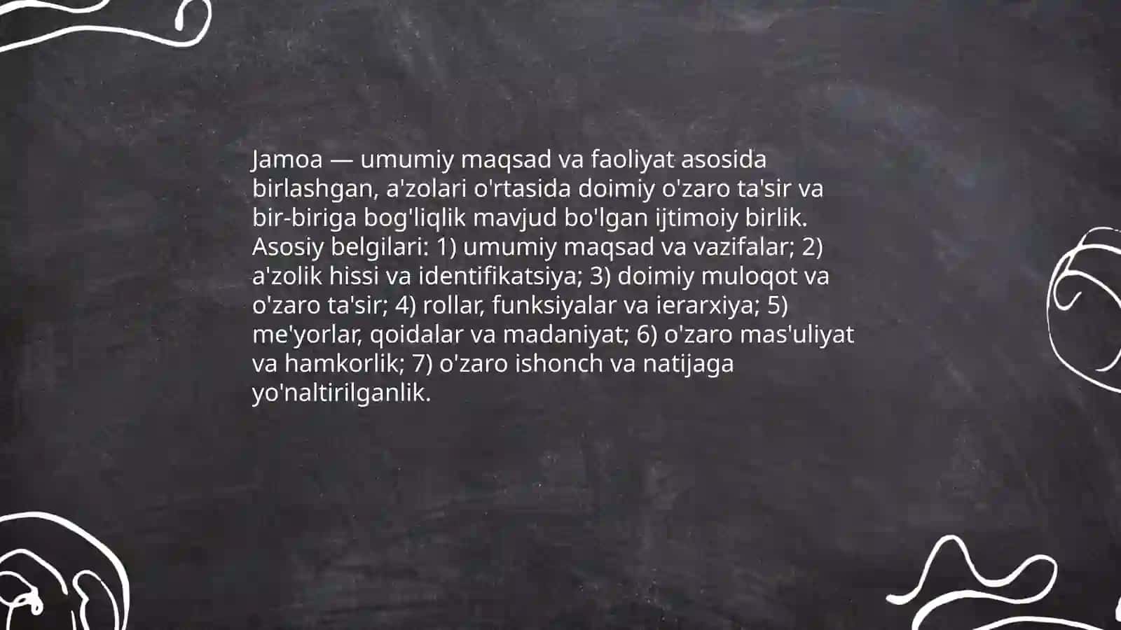 O'quchilar jamoasi bilan ishlash 3