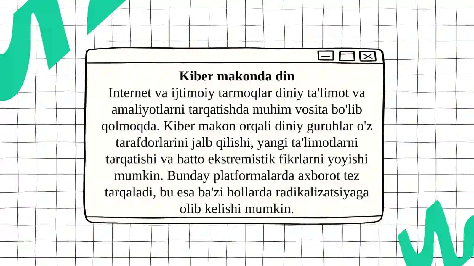 Yangi diniy ta'minotlar va sekatlar 3