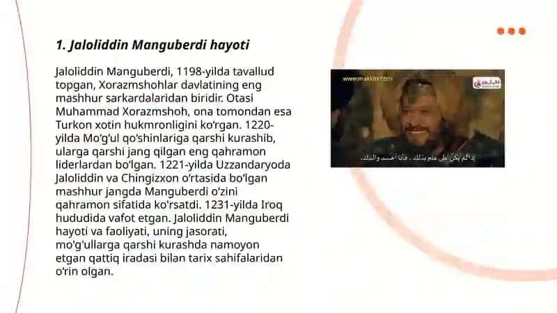 Jaloliddin Manguberdi - vatan himoyachisi 3