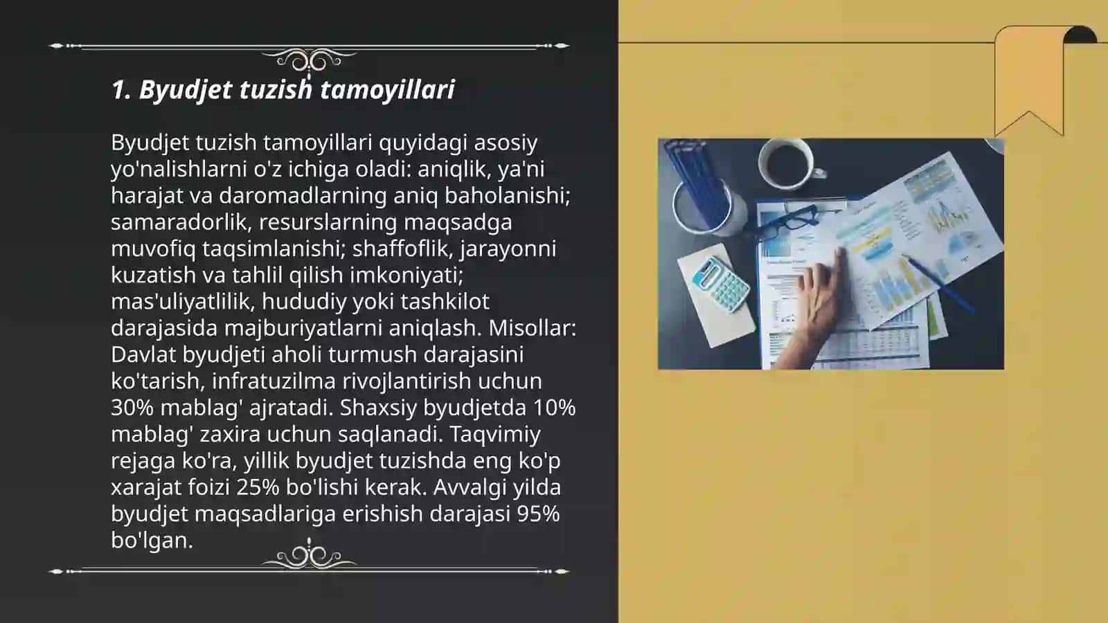 Byudjet va xarajatlarni boshqarish 3